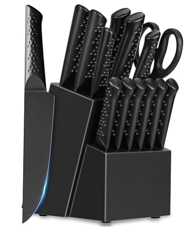 Amazon Canada Deals: Save 67% on HUNTER.DUAL 15-PC Black Kitchen Knife Set, Using Promo Code + More Offers